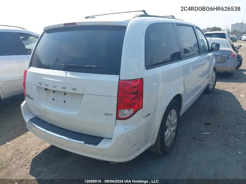 2C4RDGBG6HR626538 2017 Dodge Grand Caravan Cvp/Sxt