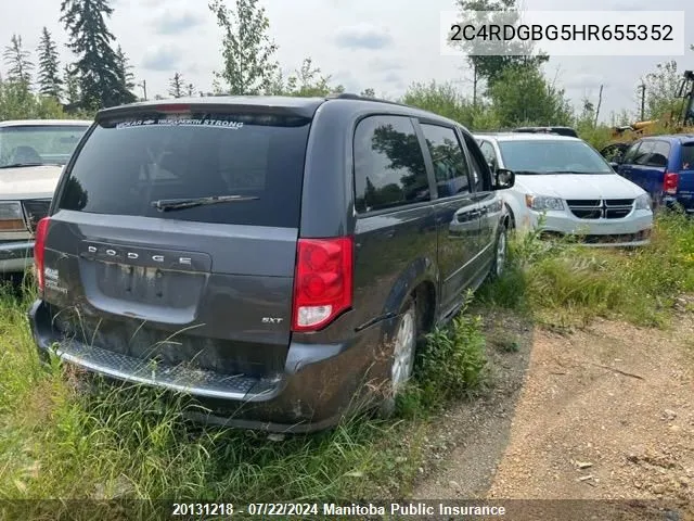 2C4RDGBG5HR655352 2017 Dodge Grand Caravan Crew