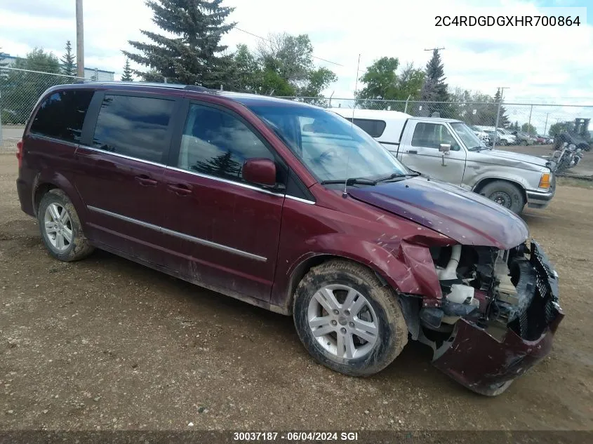 2C4RDGDGXHR700864 2017 Dodge Grand Caravan Crew