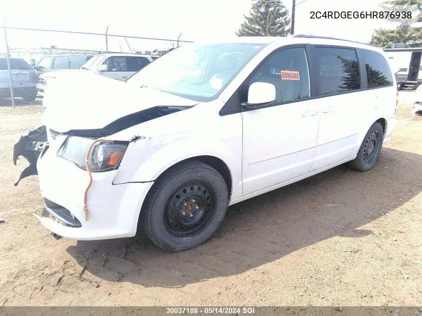 2C4RDGEG6HR876938 2017 Dodge Grand Caravan Gt