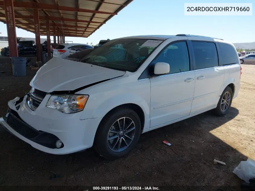 2017 Dodge Grand Caravan Sxt VIN: 2C4RDGCGXHR719660 Lot: 39291193