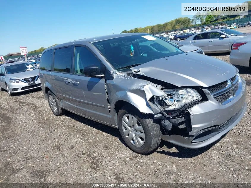 2C4RDGBG4HR605719 2017 Dodge Grand Caravan Se