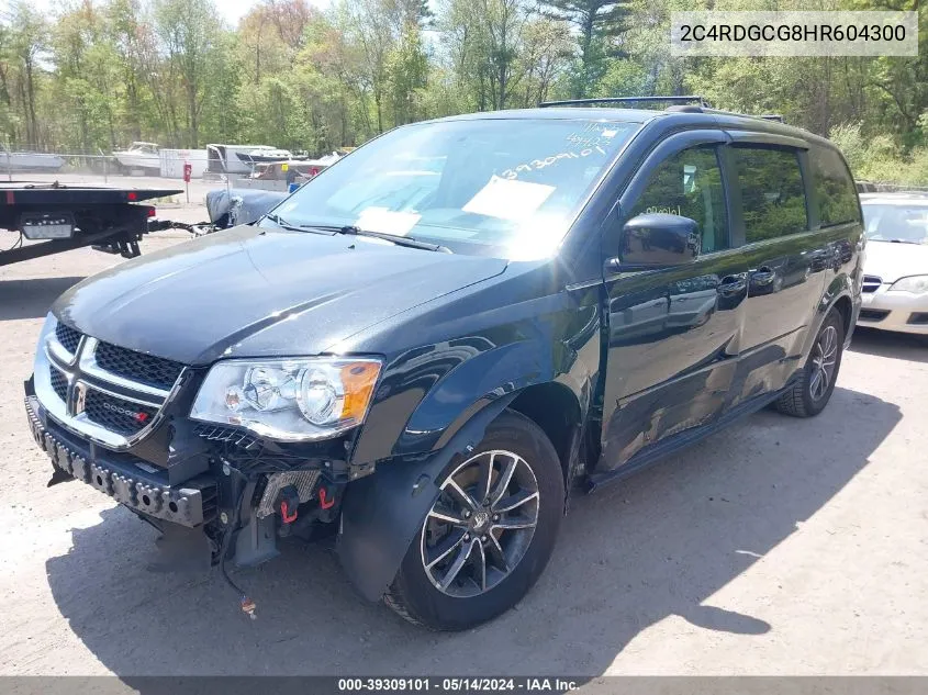 2017 Dodge Grand Caravan Sxt VIN: 2C4RDGCG8HR604300 Lot: 39309101