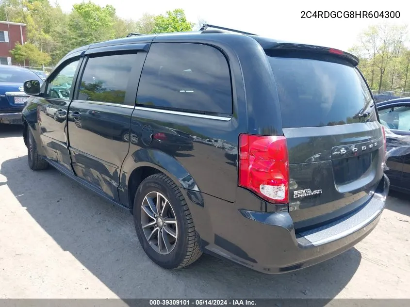 2C4RDGCG8HR604300 2017 Dodge Grand Caravan Sxt