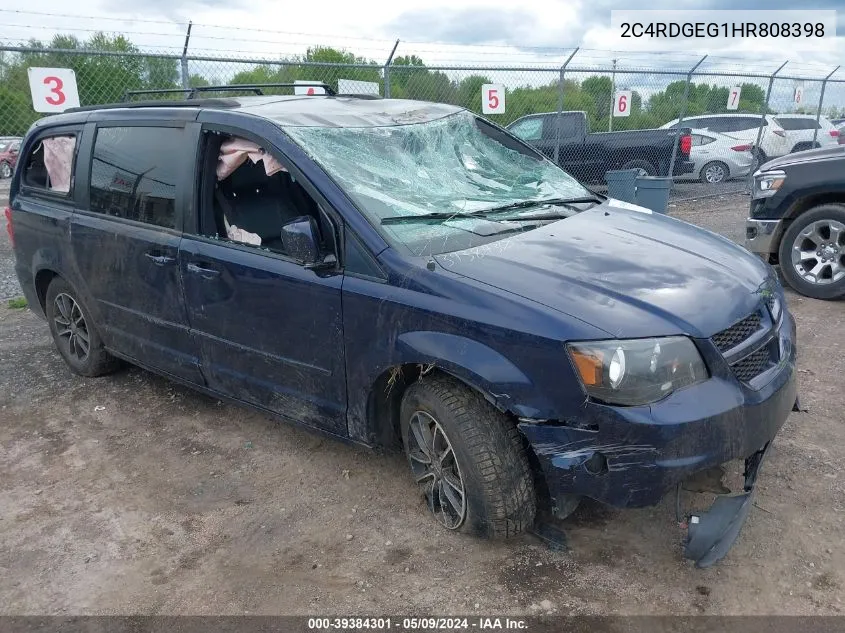 2C4RDGEG1HR808398 2017 Dodge Grand Caravan Gt