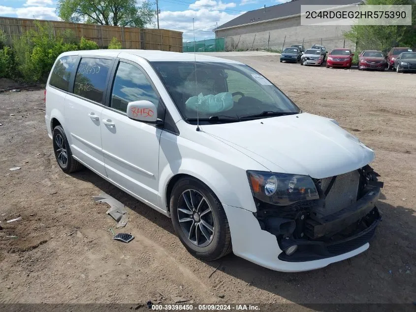 2C4RDGEG2HR575390 2017 Dodge Grand Caravan Gt