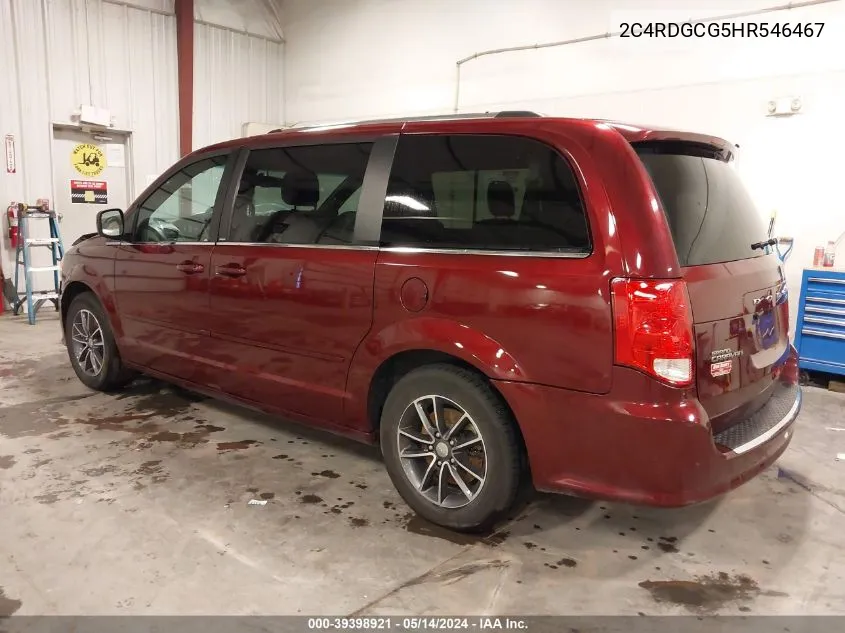 2C4RDGCG5HR546467 2017 Dodge Grand Caravan Sxt