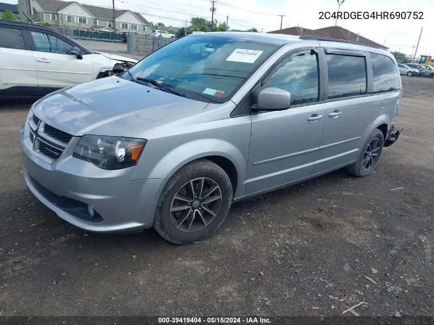 2C4RDGEG4HR690752 2017 Dodge Grand Caravan Gt