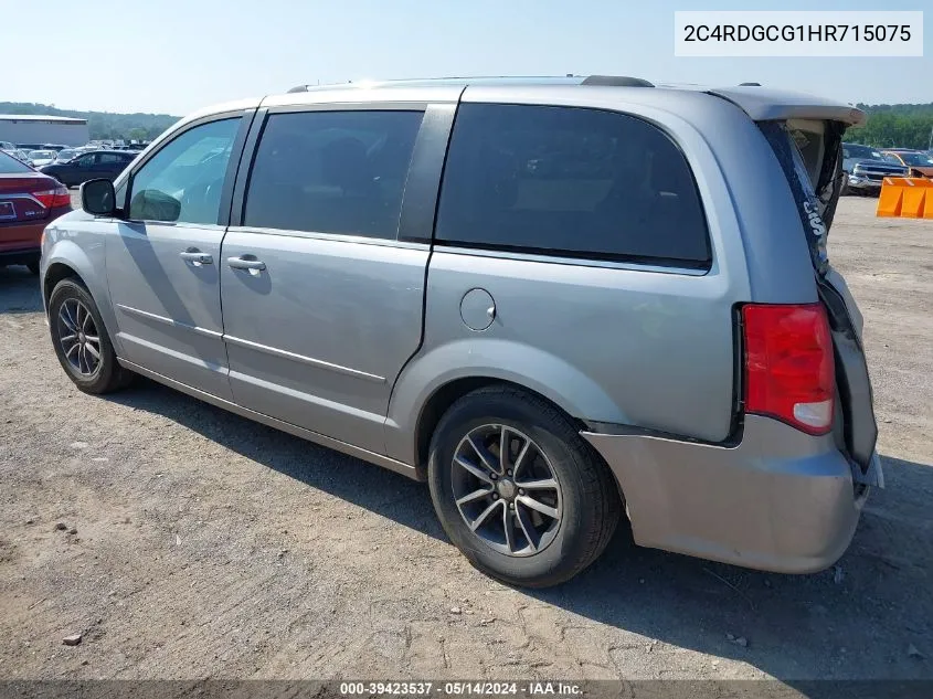 2C4RDGCG1HR715075 2017 Dodge Grand Caravan Sxt