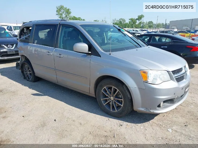 2C4RDGCG1HR715075 2017 Dodge Grand Caravan Sxt