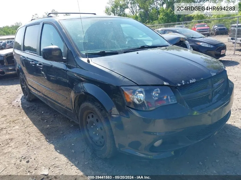 2C4RDGEG4HR694283 2017 Dodge Grand Caravan Gt