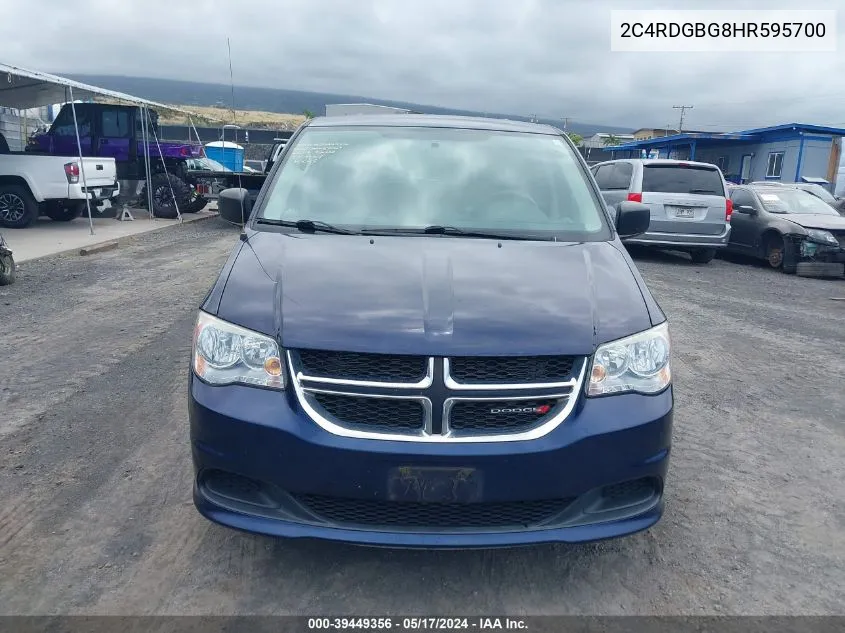 2C4RDGBG8HR595700 2017 Dodge Grand Caravan Se