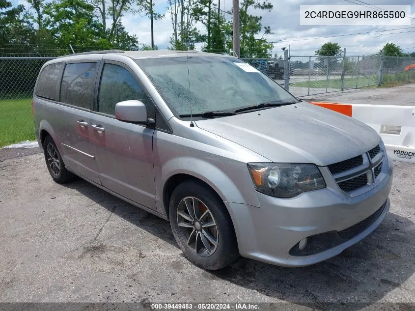 2017 Dodge Grand Caravan Gt VIN: 2C4RDGEG9HR865500 Lot: 39449483