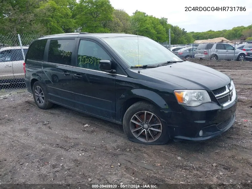 2C4RDGCG4HR731786 2017 Dodge Grand Caravan Sxt