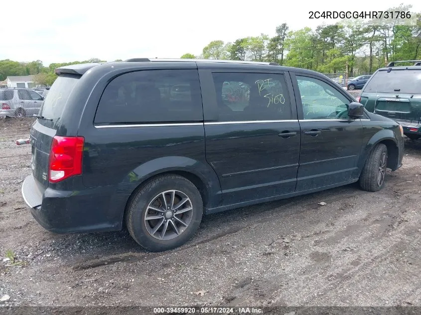 2C4RDGCG4HR731786 2017 Dodge Grand Caravan Sxt