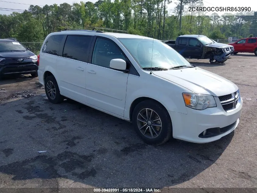 2C4RDGCG5HR863990 2017 Dodge Grand Caravan Sxt