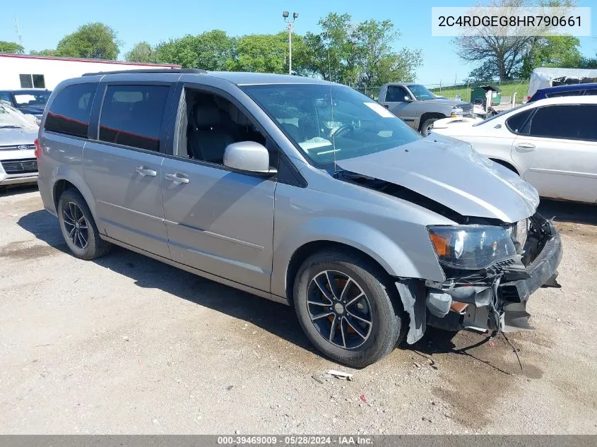 2C4RDGEG8HR790661 2017 Dodge Grand Caravan Gt