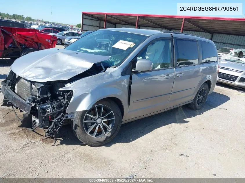 2C4RDGEG8HR790661 2017 Dodge Grand Caravan Gt