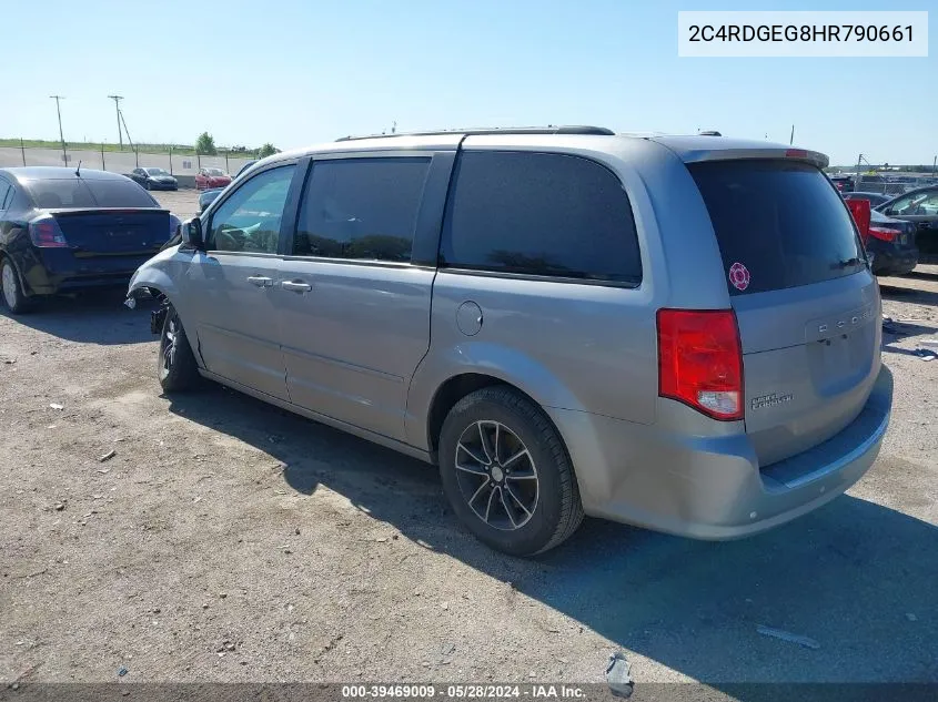 2C4RDGEG8HR790661 2017 Dodge Grand Caravan Gt