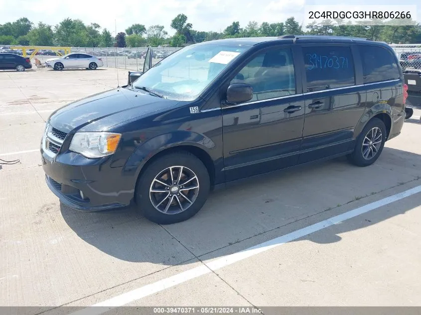 2C4RDGCG3HR806266 2017 Dodge Grand Caravan Sxt