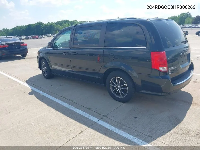 2C4RDGCG3HR806266 2017 Dodge Grand Caravan Sxt