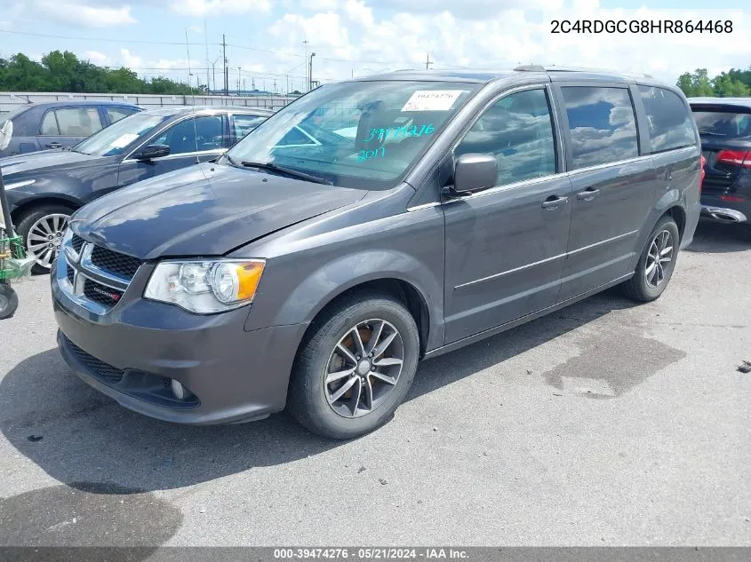 2C4RDGCG8HR864468 2017 Dodge Grand Caravan Sxt