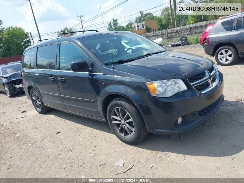 2017 Dodge Grand Caravan Sxt VIN: 2C4RDGCG8HR746145 Lot: 39482909