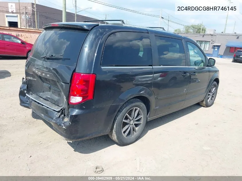 2C4RDGCG8HR746145 2017 Dodge Grand Caravan Sxt