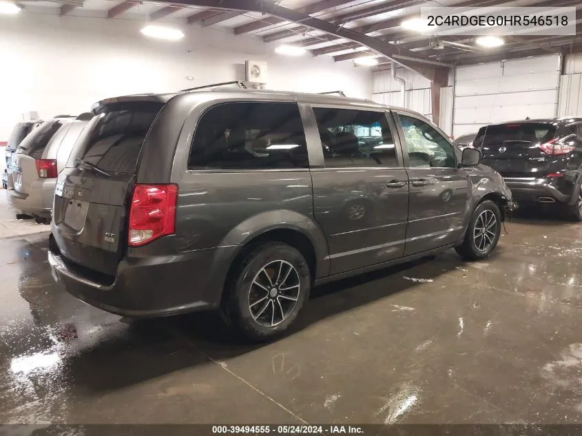 2C4RDGEG0HR546518 2017 Dodge Grand Caravan Gt