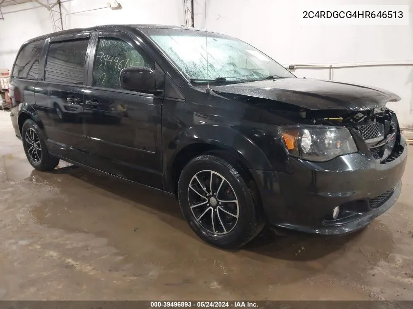 2C4RDGCG4HR646513 2017 Dodge Grand Caravan Sxt