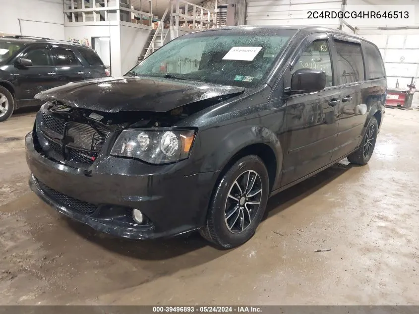 2C4RDGCG4HR646513 2017 Dodge Grand Caravan Sxt