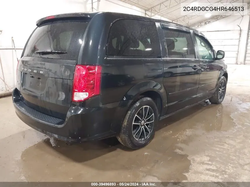 2017 Dodge Grand Caravan Sxt VIN: 2C4RDGCG4HR646513 Lot: 39496893