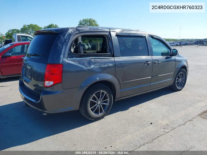 2C4RDGCGXHR760323 2017 Dodge Grand Caravan Sxt