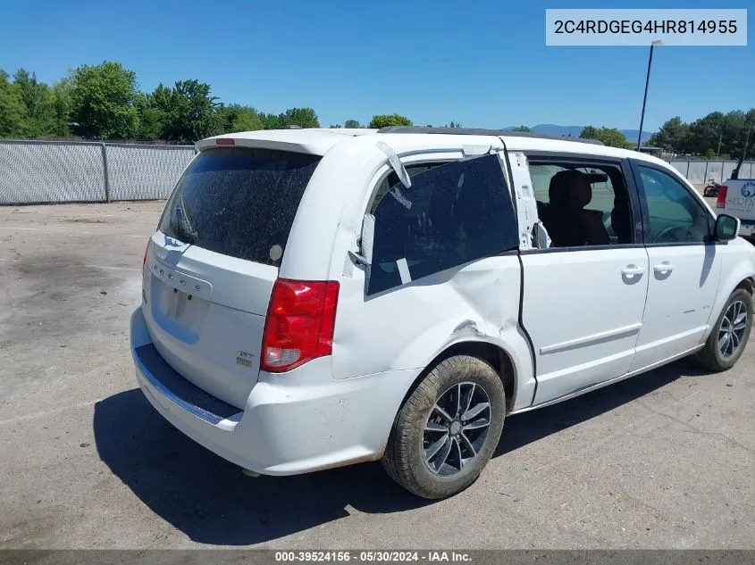 2C4RDGEG4HR814955 2017 Dodge Grand Caravan Gt