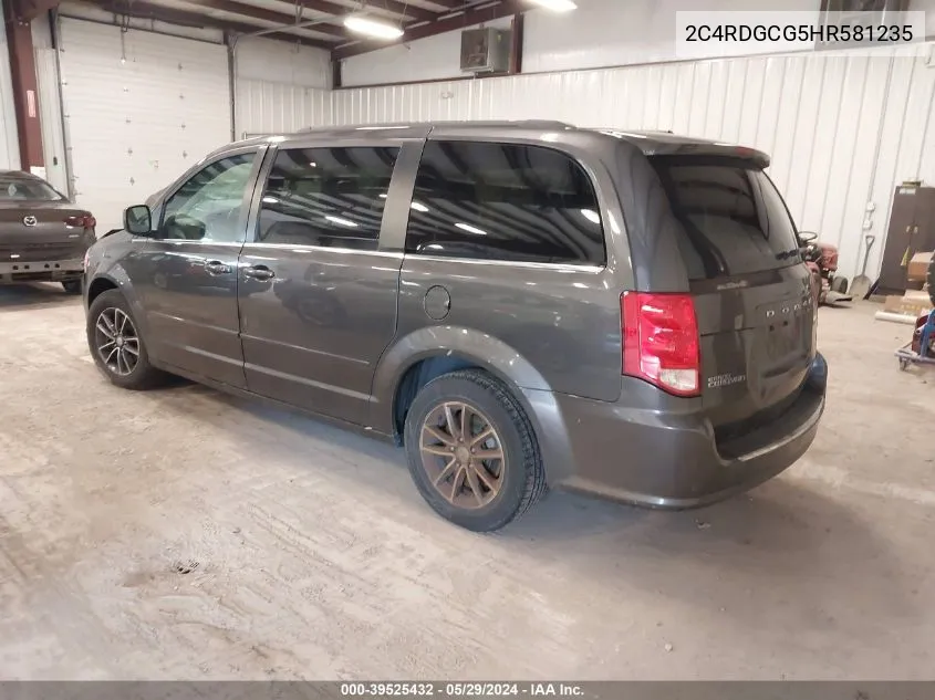 2C4RDGCG5HR581235 2017 Dodge Grand Caravan Sxt