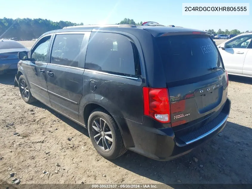 2C4RDGCGXHR806555 2017 Dodge Grand Caravan Sxt