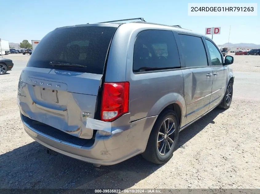 2C4RDGEG1HR791263 2017 Dodge Grand Caravan Gt