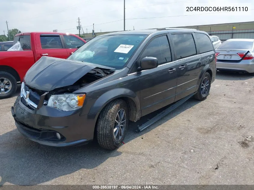 2C4RDGCG6HR561110 2017 Dodge Grand Caravan Sxt