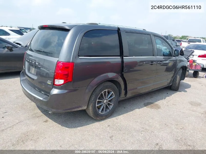 2C4RDGCG6HR561110 2017 Dodge Grand Caravan Sxt