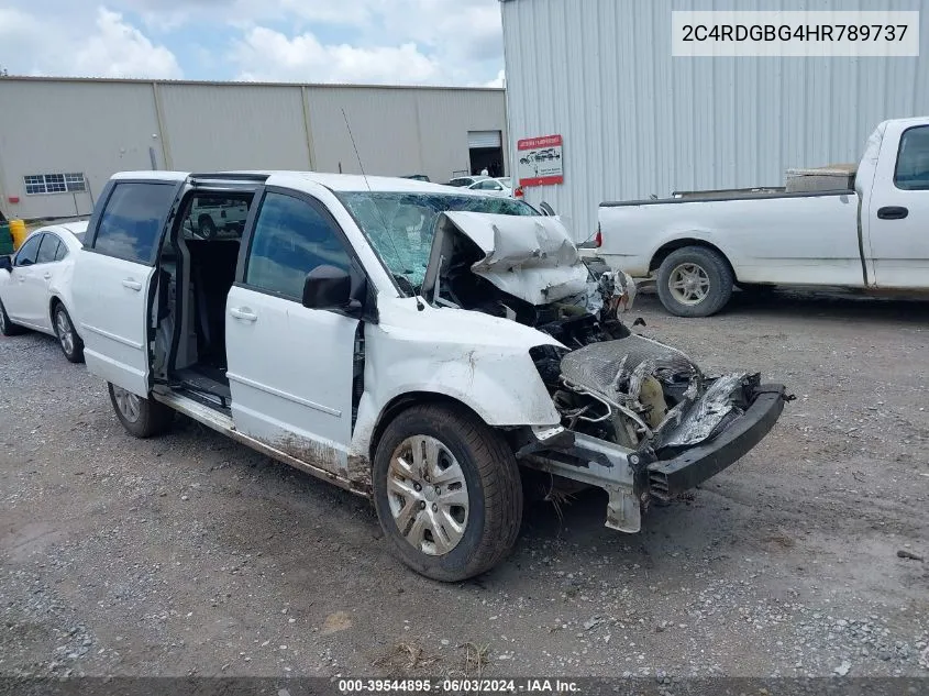 2C4RDGBG4HR789737 2017 Dodge Grand Caravan Se