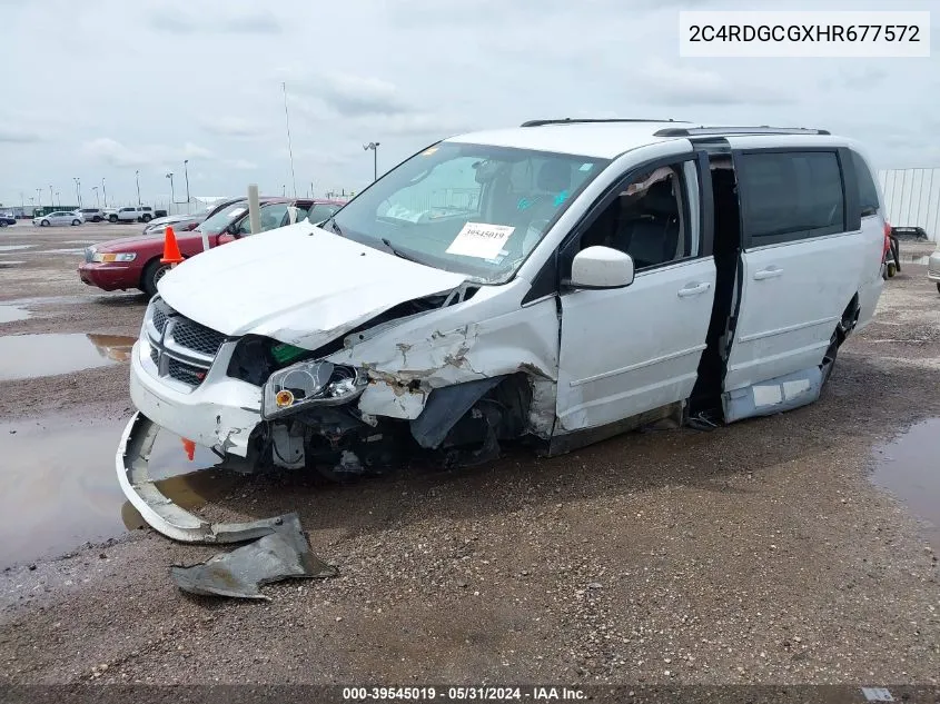 2017 Dodge Grand Caravan Sxt VIN: 2C4RDGCGXHR677572 Lot: 39545019