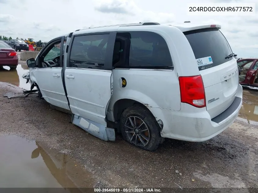 2C4RDGCGXHR677572 2017 Dodge Grand Caravan Sxt