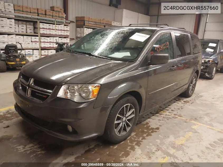 2017 Dodge Grand Caravan Sxt VIN: 2C4RDGCGXHR557660 Lot: 39545559