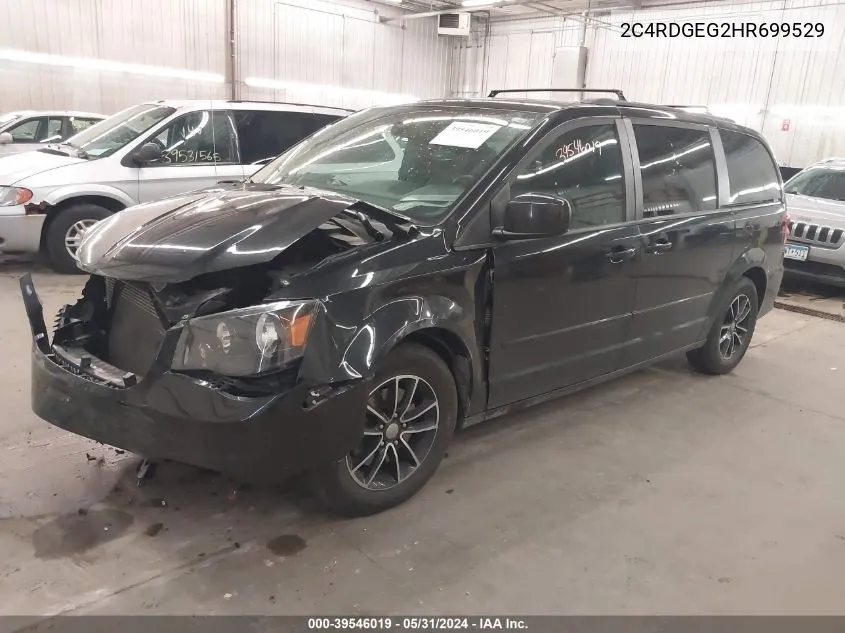 2C4RDGEG2HR699529 2017 Dodge Grand Caravan Gt