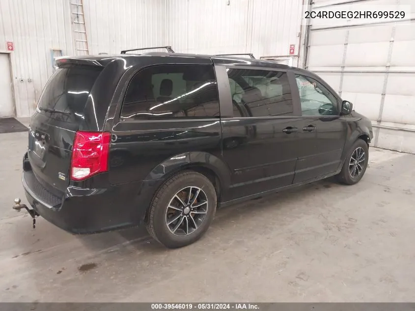 2C4RDGEG2HR699529 2017 Dodge Grand Caravan Gt