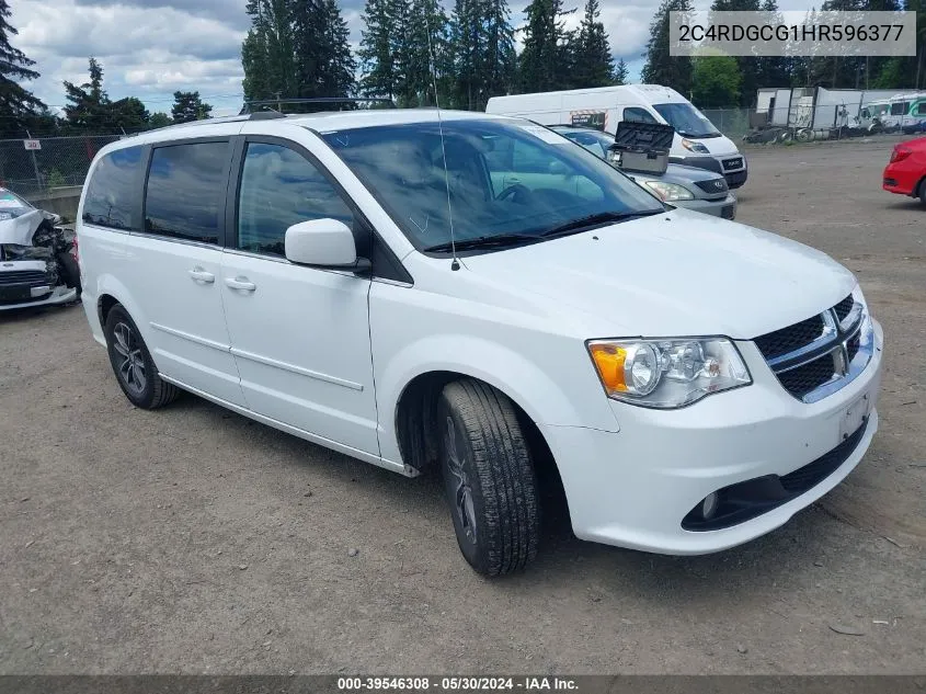 2017 Dodge Grand Caravan Sxt VIN: 2C4RDGCG1HR596377 Lot: 39546308