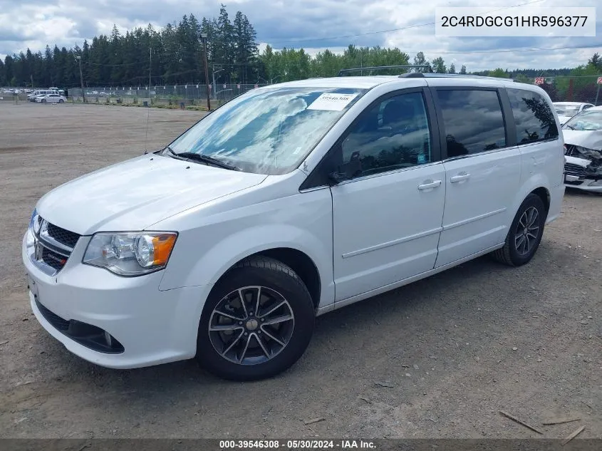 2C4RDGCG1HR596377 2017 Dodge Grand Caravan Sxt