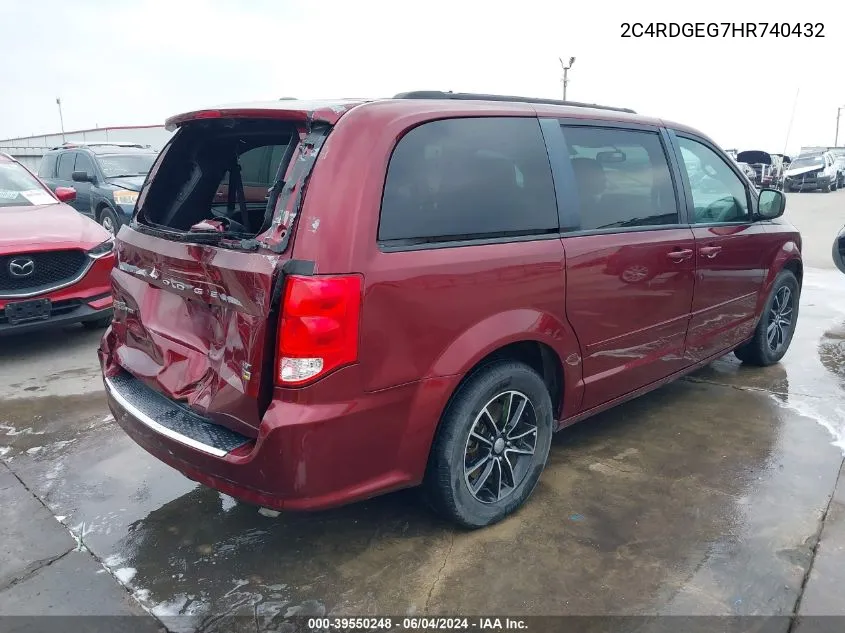 2C4RDGEG7HR740432 2017 Dodge Grand Caravan Gt