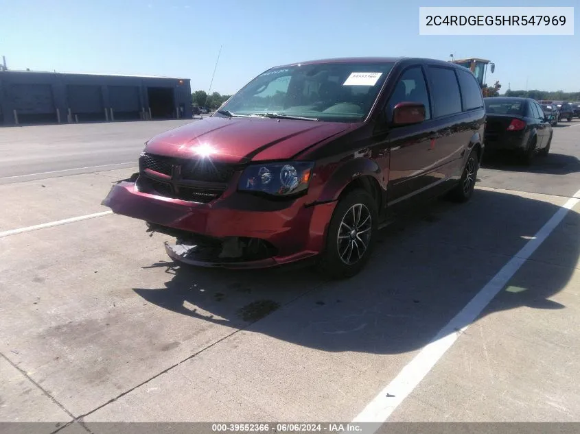 2C4RDGEG5HR547969 2017 Dodge Grand Caravan Gt