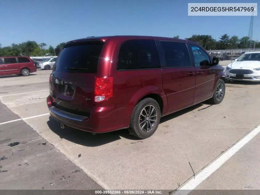 2C4RDGEG5HR547969 2017 Dodge Grand Caravan Gt